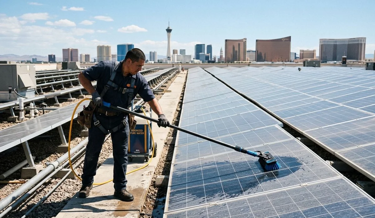 Solar Panel Cleaning service in Las Vegas